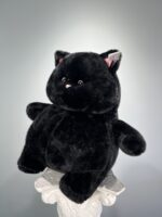 Игрушка котик «Мур» черный