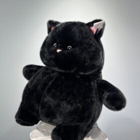 Игрушка котик «Мур» черный